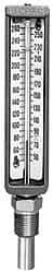 WGTC - 40 to 260°F, Back Angle Industrial Thermometer - 2 Inch Stem Length - Americas Tooling