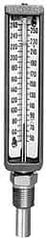 WGTC - 40 to 260°F, Back Angle Industrial Thermometer - 2 Inch Stem Length - Americas Tooling