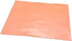 Made in USA - 12" Long, 12" Wide, 0.031" Thick, Silicone Rubber Foam Sheet - 30 Durometer, Orange-Red, -60 to 500°F, 650 psi Tensile Strength, Stock Length - Americas Tooling