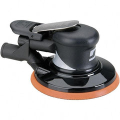 Dynabrade - 12,000 OPM, 18 CFM Air Consumption, Palm Air Orbital Sander - Round Pad, 1/4 NPT Inlet - Americas Tooling