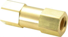 Parker - 1/2" Brass Check Valve - Inline, FNPT x FNPT, 3,000 WOG - Americas Tooling