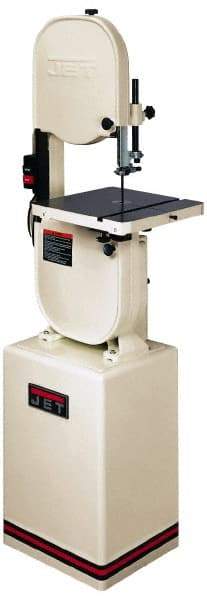 Jet - 13-1/2 Inch Throat Capacity, Vertical Bandsaw - 3000 SFPM, 1 HP, Single Phase - Americas Tooling