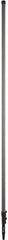 Vikan - 236 x 1-21/64" Aluminum Squeegee Handle - European Threaded Connection, Gray, Telescoping - Americas Tooling