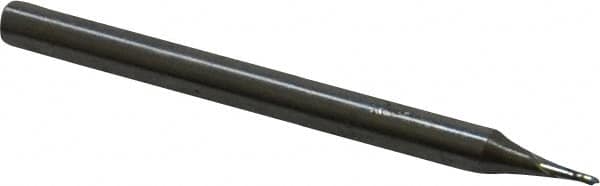 Magafor - 1mm Body Diam, 90°, 1-1/2" OAL, Solid Carbide Spotting Drill - Americas Tooling