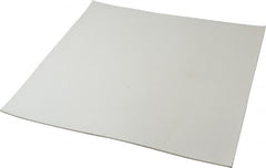 Made in USA - 12" Long, 12" Wide, 1/16" Thick, Silicone Rubber Foam Sheet - 35 to 45 Durometer, White, -20 to 500°F, 640 psi Tensile Strength, Plain Backing, Stock Length - Americas Tooling