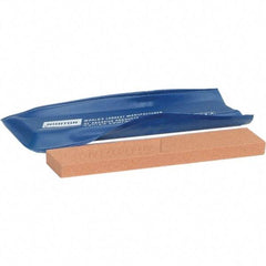 Norton - 4" Long x 3/4" Wide x 1/4" Thick, Aluminum Oxide Sharpening Stone - Flat Stone, Fine Grade - Americas Tooling