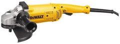 DeWALT - 7 & 9" Wheel Diam, 6,000 RPM, Corded Angle & Disc Grinder - 5/8-11 Spindle, 15 Amps - Americas Tooling