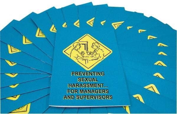 Marcom - Preventing Sexual Harassment for Managers and Supervisors Training Booklet - English and Spanish, Safety Meeting Series - Americas Tooling