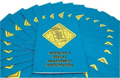 Marcom - Handling a Sexual Harassment Investigation Training Booklet - English and Spanish, Safety Meeting Series - Americas Tooling