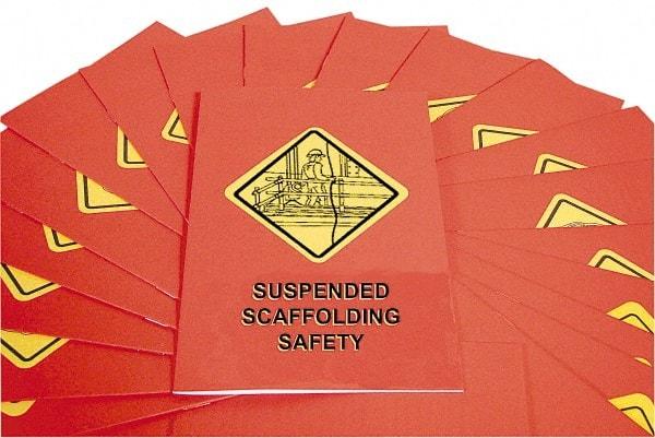 Marcom - Suspended Scaffolding Safety Training Booklet - English and Spanish, Regulatory Compliance Series - Americas Tooling