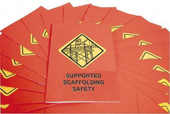 Marcom - Supported Scaffolding Safety Training Booklet - English and Spanish, Regulatory Compliance Series - Americas Tooling