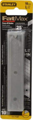 Stanley - 10 Piece Steel Snap Blade - 4-1/4" OAL - Americas Tooling