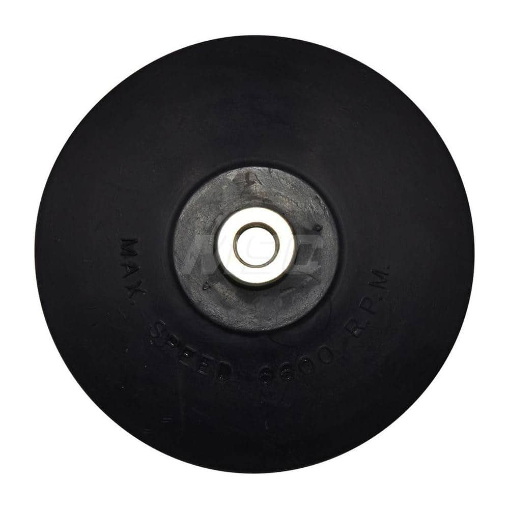 Disc Backing Pad: 7″ Dia, Heavy-Duty Flexible Backing Pad 5,000 Max RPM