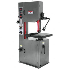 Jet - 14 Inch Throat Capacity, Variable Speed Pulley Vertical Bandsaw - 82 to 330 SFPM, 1 HP, Single Phase - Americas Tooling