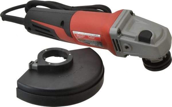 Milwaukee Tool - 6" Wheel Diam, 9,000 RPM, Corded Angle & Disc Grinder - 5/8-11 Spindle, 120 Volts, 13 Amps - Americas Tooling