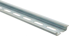 Value Collection - 2m Long x 35mm Wide x 7-1/2mm High, Steel DIN Rail - Americas Tooling