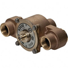 Haws - 1-1/4" Inlet, 10" Long x 5" Wide x 7" High, Brass Plumbed Wash Station Tempering Valve - Compatible with Combination Drench Shower & Eye/Face Wash Stations - Americas Tooling