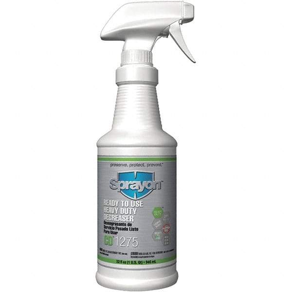 Sprayon - 32 oz Bottle Cleaner/Degreaser - Liquid, Lemon - Americas Tooling