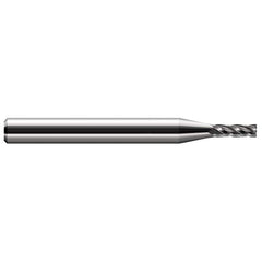 Harvey Tool - Square End Mills; Mill Diameter (Decimal Inch): 0.0960 ; Length of Cut (Decimal Inch): 0.2880 ; Material: Solid Carbide ; Finish/Coating: Uncoated ; Shank Diameter (Inch): 1/8 ; Single or Double End: Single - Exact Industrial Supply