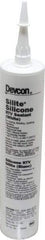 Devcon - 10.3 oz Cartridge White RTV Silicone Joint Sealant - 450°F Max Operating Temp - Americas Tooling