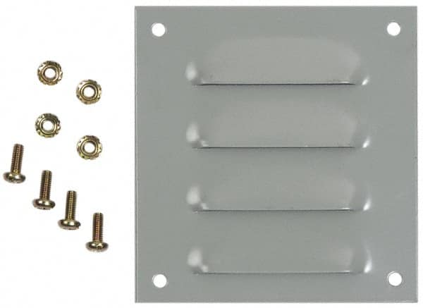 Cooper B-Line - Electrical Enclosure Steel Louver Plate Kit - For Use with Enclosures - Americas Tooling