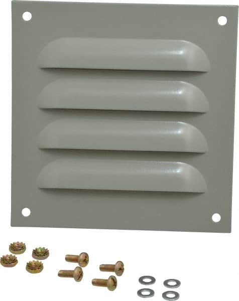 Cooper B-Line - Electrical Enclosure Steel Louver Plate Kit - For Use with Enclosures - Americas Tooling