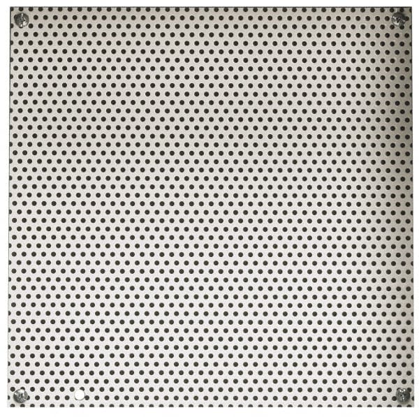 Cooper B-Line - 28-1/2" OAW x 32" OAH Powder Coat Finish Electrical Enclosure Perforated Panel - 36" x 30" Box, 16 Gauge Steel, Use with 363012-1/36306-1/36308-1 - Americas Tooling