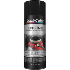 Krylon - 12 oz Chrysler Black Automotive Heat Resistant Paint - Semi-Flat Finish, Comes in Aerosol Can - Americas Tooling