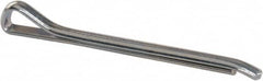 Made in USA - 7/64" Diam x 1-1/2" Long Hammerlock Cotter Pin - Grade 2, Zinc-Plated, Steel - Americas Tooling