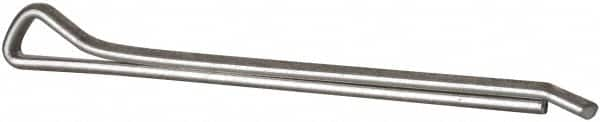 Made in USA - 5/32" Diam x 2-1/2" Long Hammerlock Cotter Pin - Grade 2, Zinc-Plated, Steel - Americas Tooling