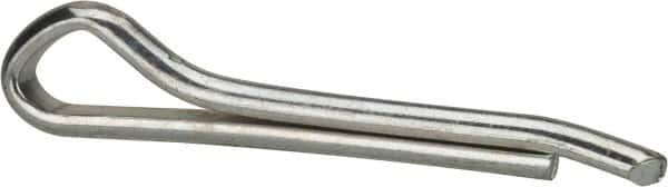 Made in USA - 5/16" Diam x 2" Long Hammerlock Cotter Pin - Grade 2, Zinc-Plated, Steel - Americas Tooling