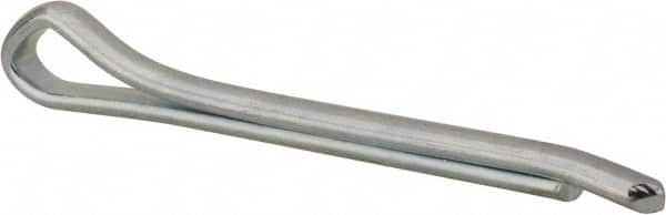 Made in USA - 5/16" Diam x 3" Long Hammerlock Cotter Pin - Grade 2, Zinc-Plated, Steel - Americas Tooling