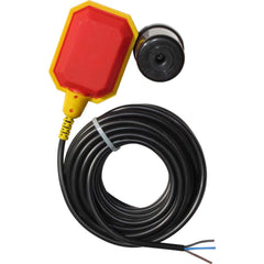 Float Switches; Pump Type: Float Switch; For Use With: Sump/Grinder Pumps; Float Style: Weighted Control Float Switch; Voltage (AC): 3.3V DC; 120V AC; 220V AC; 12V DC; Horsepower: 1/2; Amperage Rating: 13.0000; Cord Length: 33; Mount Type: Pipe Mount; Min