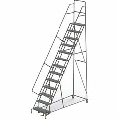 TRI-ARC - Rolling & Wall Mounted Ladders & Platforms Type: Rolling Warehouse Ladder Style: Rolling Platform Ladder - Americas Tooling