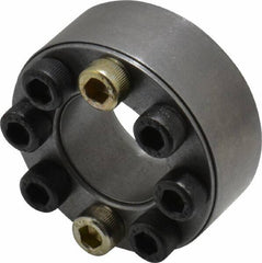 Climax Metal Products - M6 Thread, 1" Bore Diam, 1.969" OD, Shaft Locking Device - 9 Screws, 8,027 Lb Axial Load, 1.969" OAW, 0.669" Thrust Ring Width, 334 Ft/Lb Max Torque - Americas Tooling