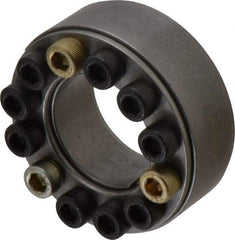 Climax Metal Products - M6 Thread, 1-1/4" Bore Diam, 2.362" OD, Shaft Locking Device - 12 Screws, 10,703 Lb Axial Load, 2.362" OAW, 0.669" Thrust Ring Width, 557 Ft/Lb Max Torque - Americas Tooling