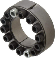 Climax Metal Products - M6 Thread, 1-1/2" Bore Diam, 2.559" OD, Shaft Locking Device - 14 Screws, 12,486 Lb Axial Load, 2.559" OAW, 0.669" Thrust Ring Width, 780 Ft/Lb Max Torque - Americas Tooling