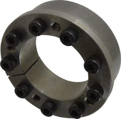 Climax Metal Products - M8 Thread, 2-7/16" Bore Diam, 3.74" OD, Shaft Locking Device - 9 Screws, 20,836 Lb Axial Load, 4.016" OAW, 0.787" Thrust Ring Width, 2,116 Ft/Lb Max Torque - Americas Tooling