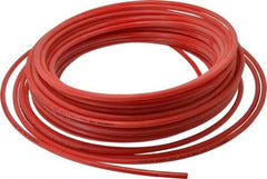 Coilhose Pneumatics - 11/64" ID x 1/4" OD, 0.04" Wall Thickness, 100' Long, Nylon 11 Tube - Red, 150 Max psi - Americas Tooling