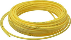 Coilhose Pneumatics - 11/64" ID x 1/4" OD, 0.04" Wall Thickness, 100' Long, Nylon 11 Tube - Yellow, 150 Max psi - Americas Tooling