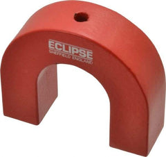 Eclipse - 1/4" Hole Diam, 3" Overall Width, 15/16" Deep, 2-1/2" High, Alnico Power Magnets - 1,022°Fahrenheit Max Operating Temp - Americas Tooling