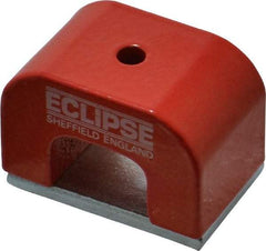 Eclipse - 1 Hole, 3/16" Hole Diam, 1" Overall Width, 1-37/64" Deep, 1" High, Alnico Power Magnets - 0.39" Pole Width, 550°C Max Operating Temp, Grade 5 Alnico - Americas Tooling