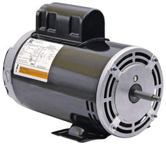 US Motors - 1 hp, ODP Enclosure, Auto Thermal Protection, 3,450 RPM, 115 Volt, 60 Hz, Industrial Electric AC/DC Motor - Size 48 Frame, Thru Bolt with Base Mount, 2 Speed, Ball Bearings, 10.3/3.8 Full Load Amps, B Class Insulation, CCW Drive End - Americas Tooling