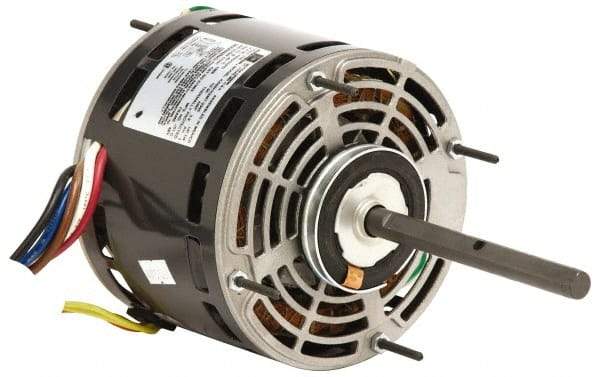 US Motors - 1/6 hp, ODP Enclosure, Auto Thermal Protection, 1,050 RPM, 115 Volt, 60 Hz, Industrial Electric AC/DC Motor - Size 42 Frame, Hub Mount, 1 Speed, SAB/Sleeve Bearings, 5.2 Full Load Amps, A Class Insulation, CW Drive End - Americas Tooling