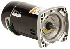 US Motors - 3 hp, ODP Enclosure, Auto Thermal Protection, 3,450 RPM, 208-230 Volt, 60 Hz, Industrial Electric AC/DC Motor - Size 56 Frame, C-Face Mount, 1 Speed, Ball Bearings, B Class Insulation, CCW Drive End - Americas Tooling