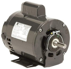 US Motors - 2 hp, ODP Enclosure, No Thermal Protection, 1,725 RPM, 208-230/460 Volt, 60 Hz, Three Phase Standard Efficient Motor - Size 56 Frame, Cradle/Stud Mount, 1 Speed, Ball Bearings, 6.1-6.3/3.1 Full Load Amps, B Class Insulation, Reversible - Americas Tooling