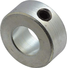 Climax Metal Products - 1/2" Bore, Steel, Set Screw Shaft Collar - 1" Outside Diam, 7/16" Wide - Americas Tooling