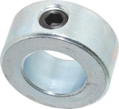 Climax Metal Products - 5/8" Bore, Steel, Set Screw Shaft Collar - 1-1/8" Outside Diam, 1/2" Wide - Americas Tooling