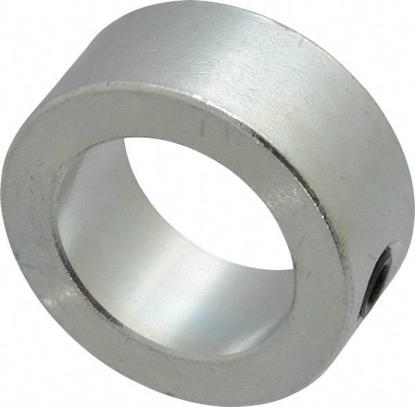 Climax Metal Products - 1" Bore, Steel, Set Screw Shaft Collar - 1-1/2" Outside Diam, 5/8" Wide - Americas Tooling