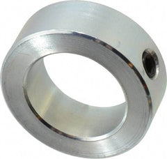 Climax Metal Products - 1-3/8" Bore, Steel, Set Screw Shaft Collar - 2-1/8" Outside Diam, 3/4" Wide - Americas Tooling